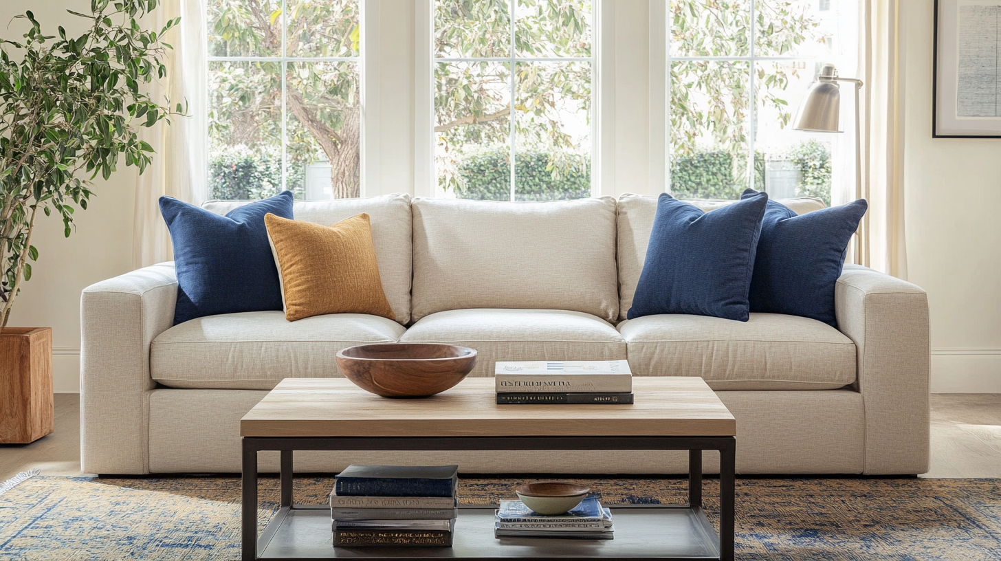 Cozy Living Room with Comfy Sofa