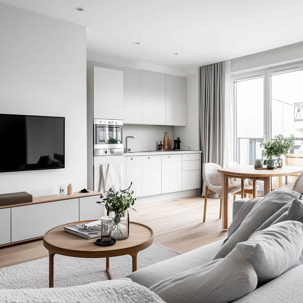 Cozy Scandinavian Apartment with Minimalistic Design