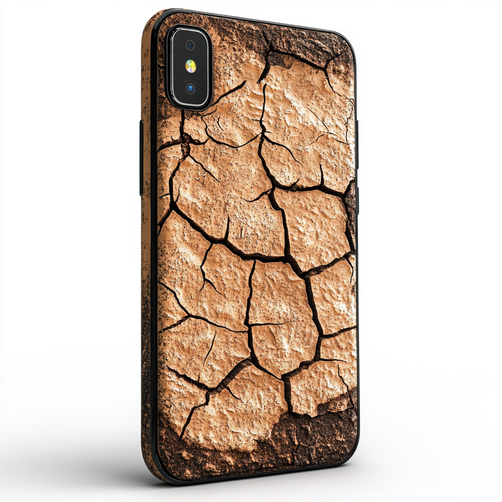 Cracked Earth Smartphone: A Unique Natural Design