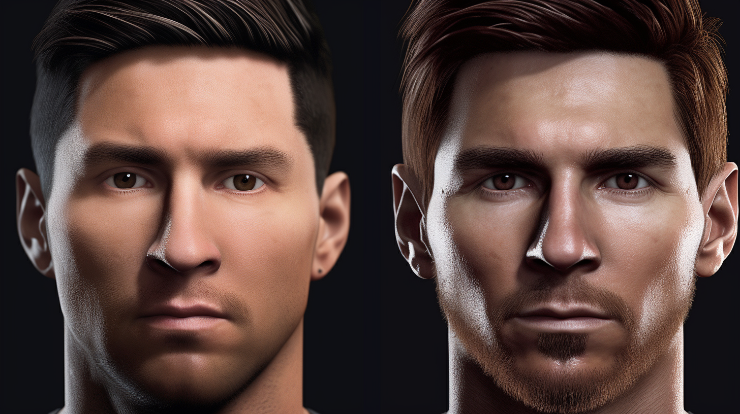 Cristiano Ronaldo and Lionel Messi Stand Together