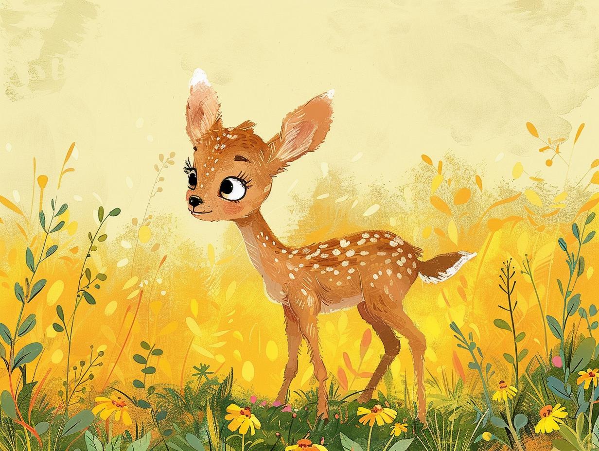 Cute Deer Billy Teaches Independence for Kids Book Cover