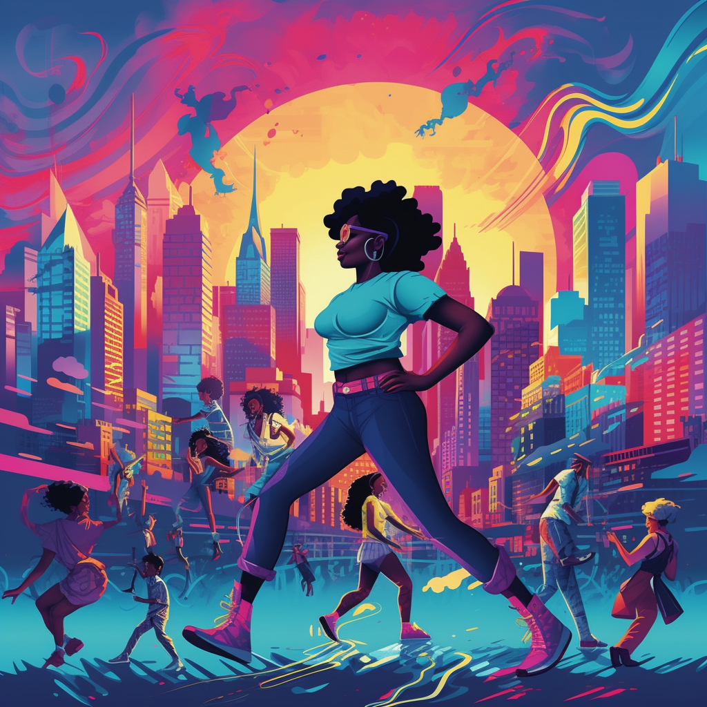 Dancing in the City: A Vibrant Album Cover