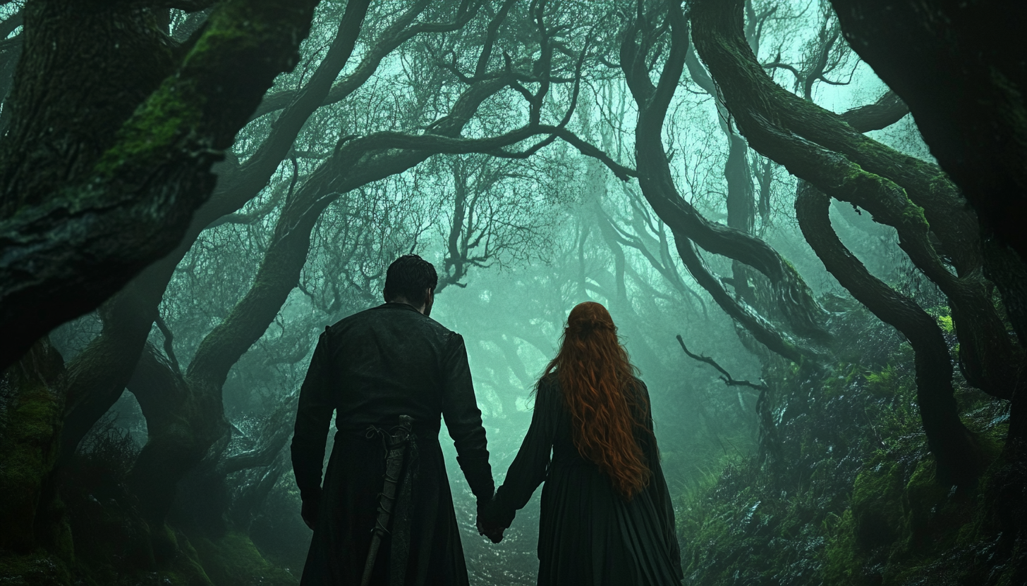 Dark Forest Stroll: Eamon & Isolde Illustration 7:4