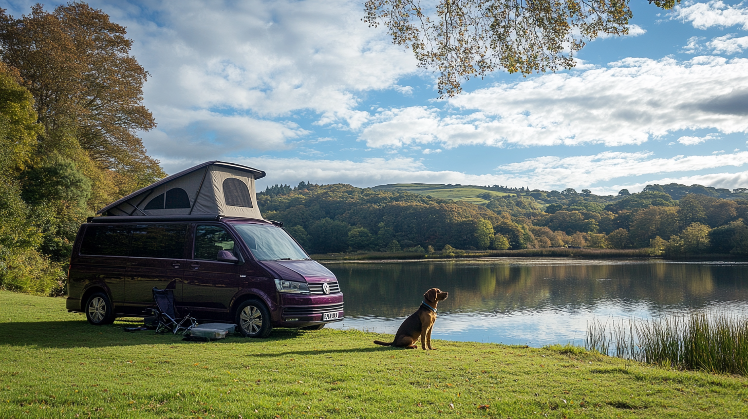 Dark Purple Blackberry Metallic T5 Transporter Camper Van