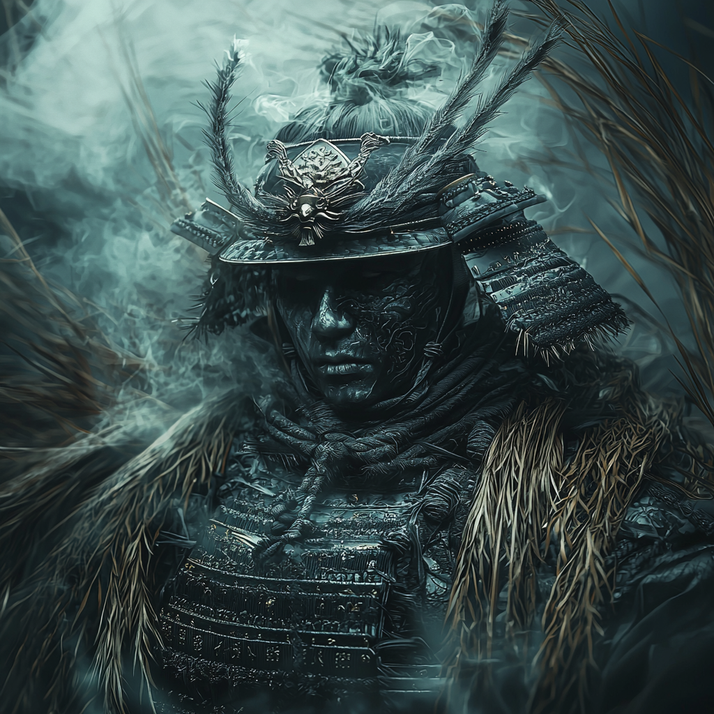 Dark Spirit Samurai in Obsidian Armor