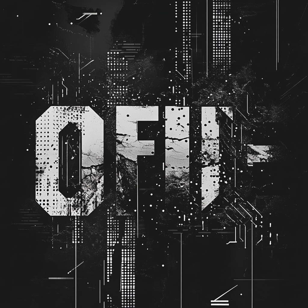 Dark Techno O.F.F.L.I.N.E. Poster 