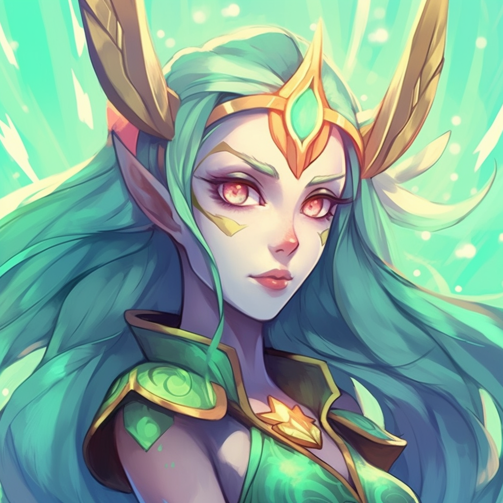 Dawnbringer Soraka Anime Demon Slayer Fan Art