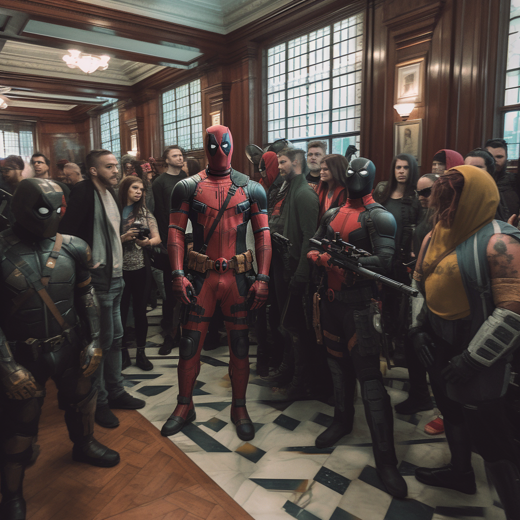 Deadpool 2 Cosplay at Comic-Con Captured on iPhone