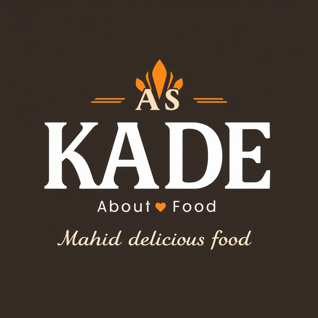 Delicious Food Logo for AS KADE Restaurant