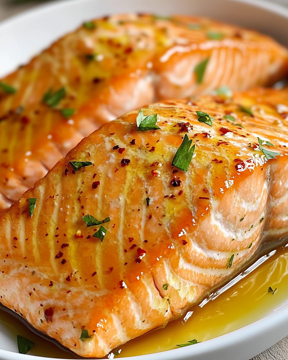 Delicious Honey Glazed Salmon in a Bowl