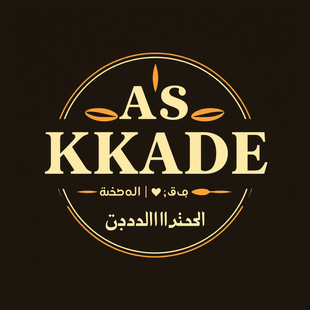 Delicious food logo AS KADE Mahd in Farsi