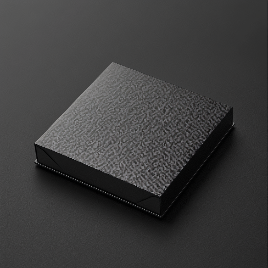 Design flap product box for Mont Men, square shaped, minimalist.