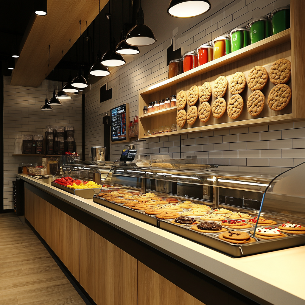 Design your own cookie station with toppings bar.