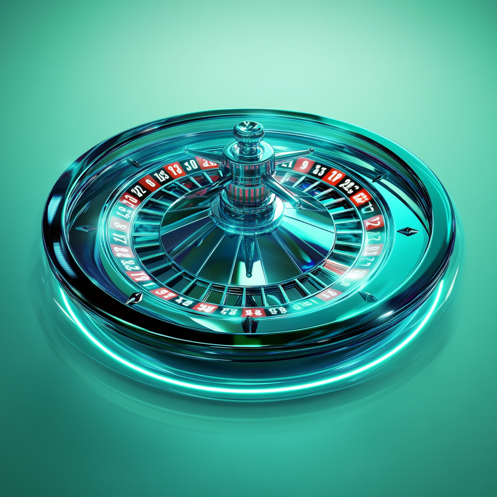 Digital casino roulette wheel with detailed spinning sprites.