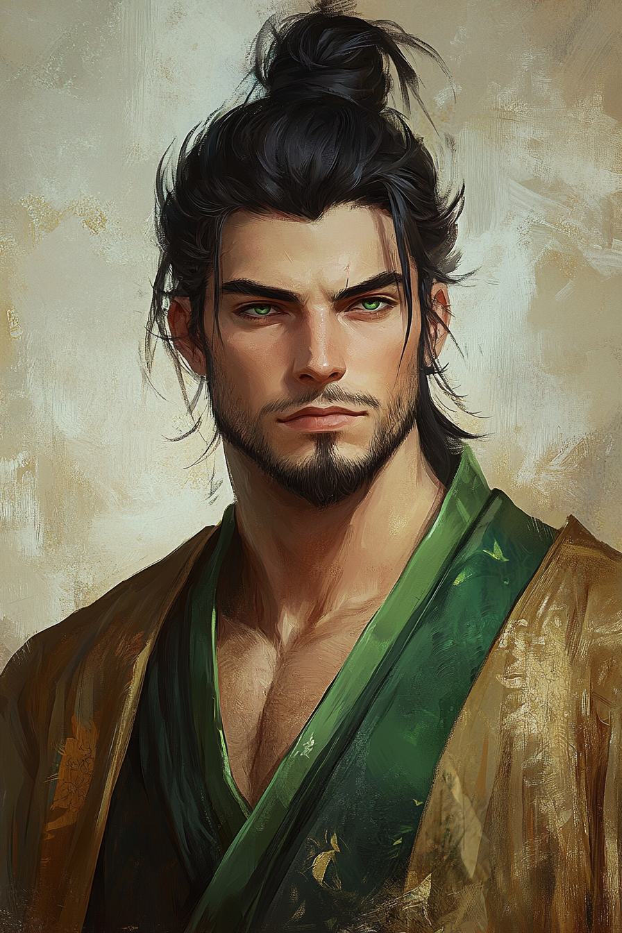 Digital painting of male D&D character by Artgerm.