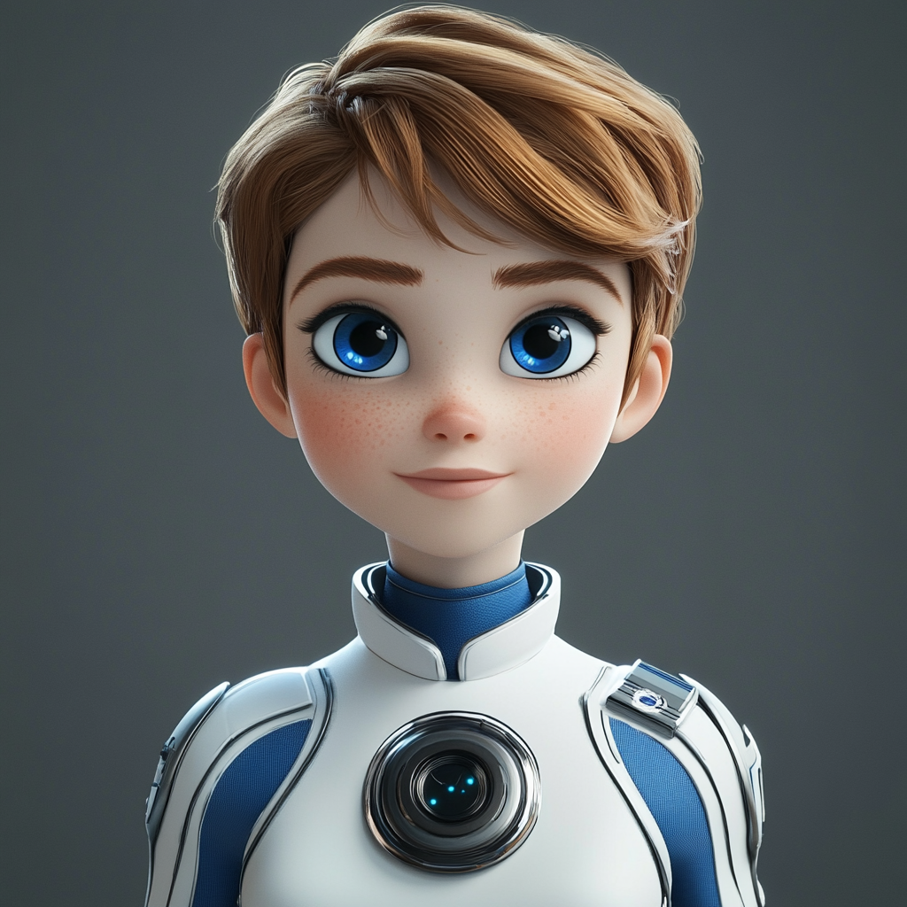 Disney Sci-Fi Space Princess 3D Animation Character