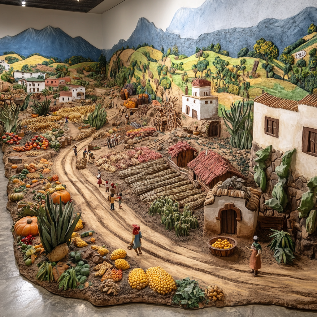 Dynamic Michoacán Countryside Interactive Exhibit