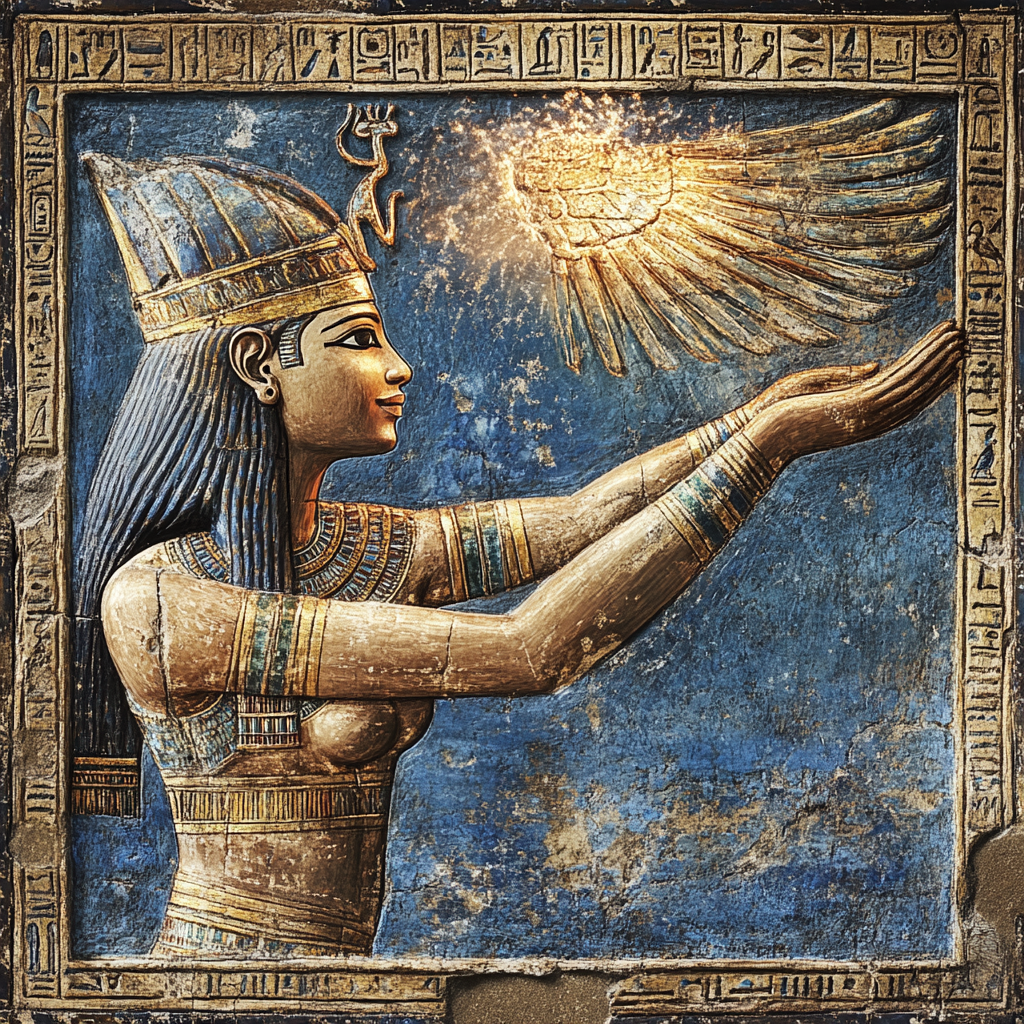 Egyptian cosmogony describes ancient inscriptions of primordial waters.