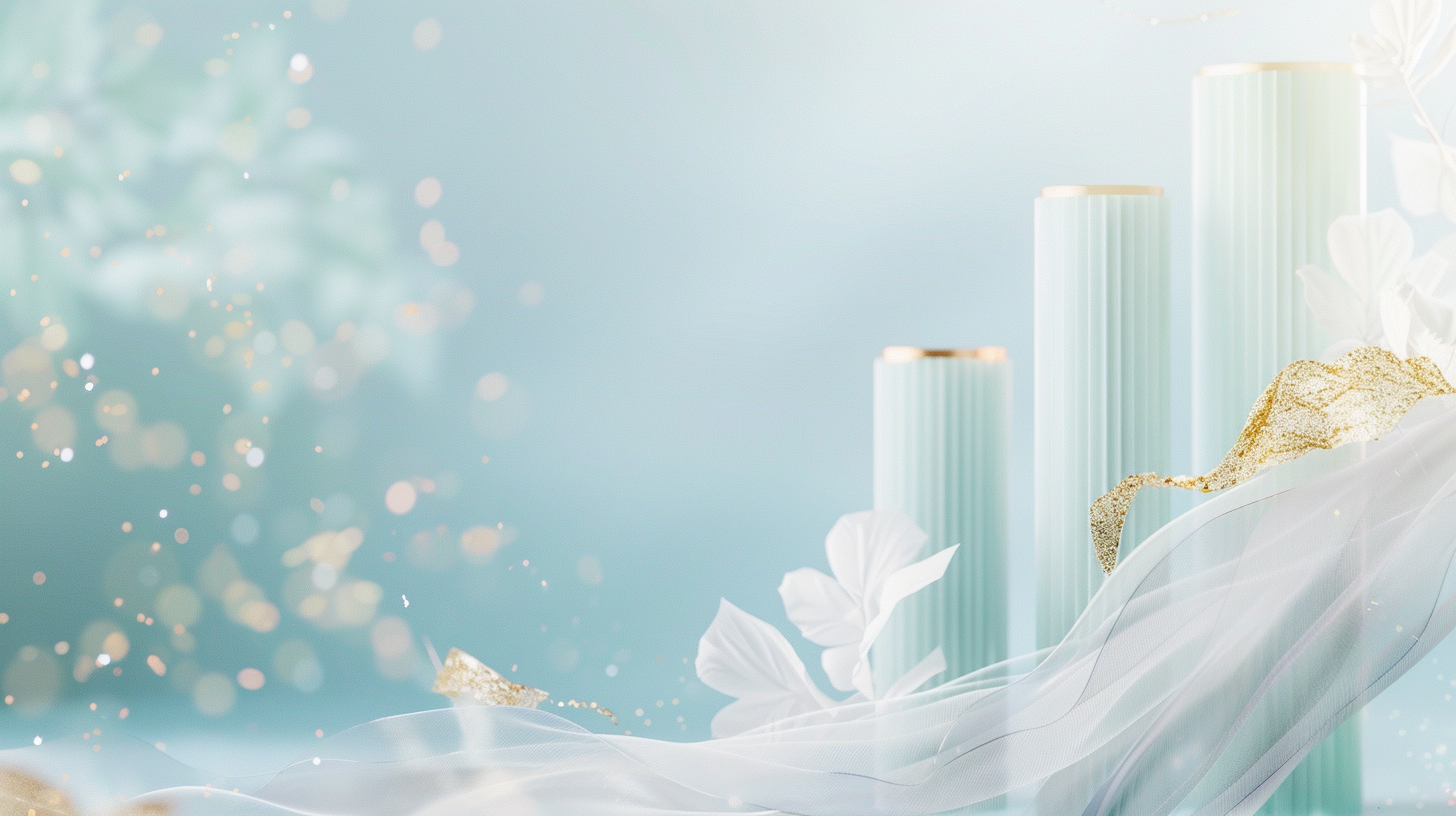 Elegant wedding-themed Zoom meeting background