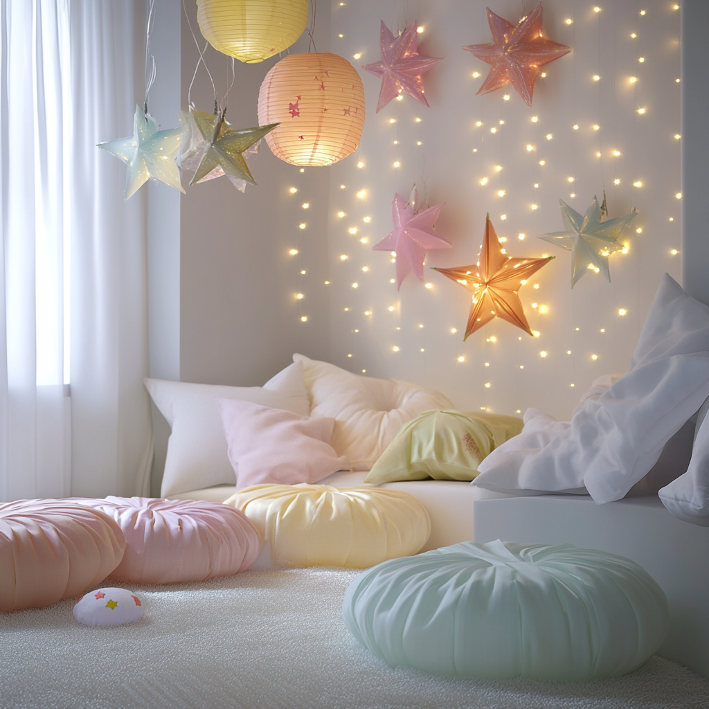 Starry Fairy Lights Room