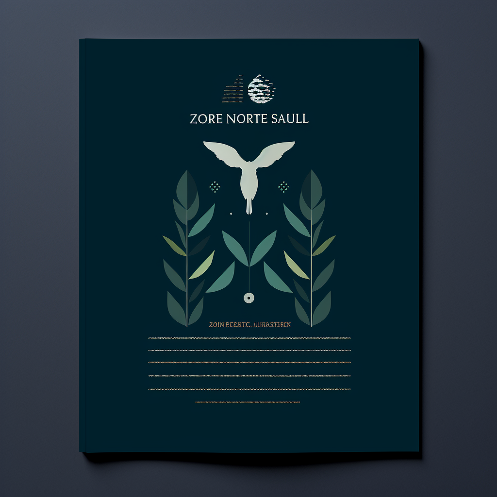 Ethnobiological research group front page, vector, minimalist design.