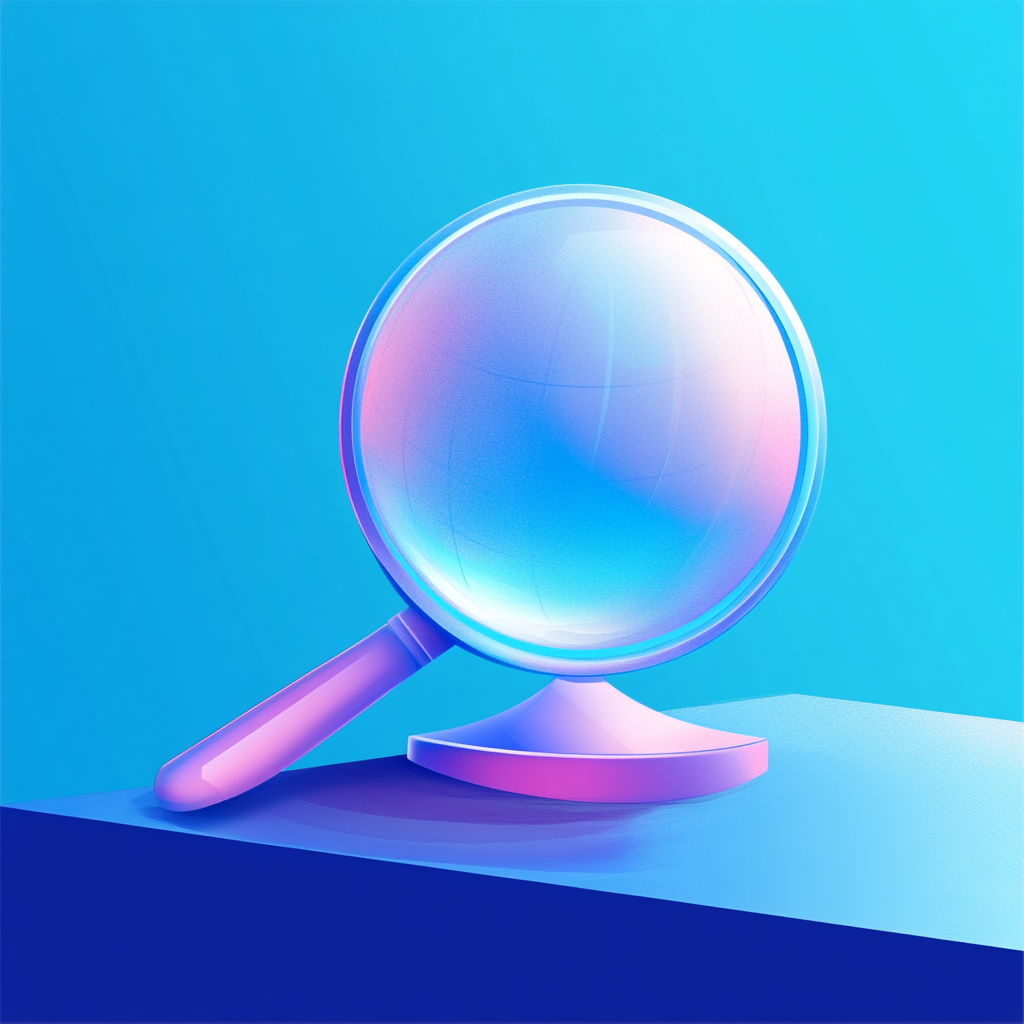 Exploring Knowledge: Colorful Globe on Blue Background