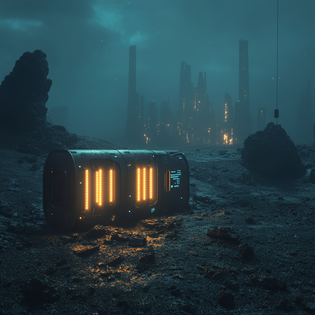 Exploring the Mysterious Underwater City with Glowing Chamber