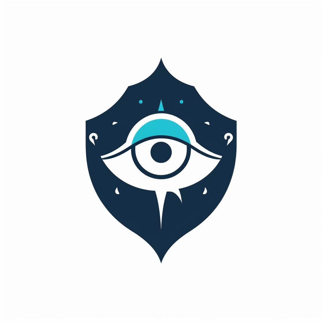 Eye and Shield Logo for Cybersecurity Training Startup