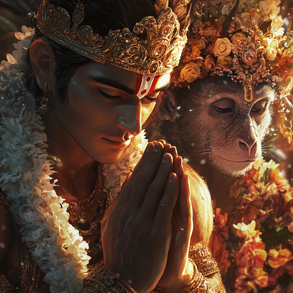 Faithful companions: Rama and Hanuman in devotion