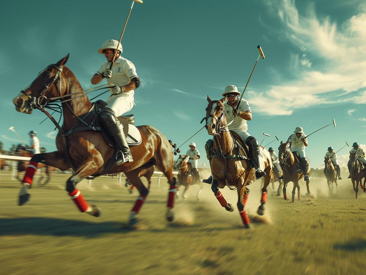 Fast Polo Game: Men's Team in Action!