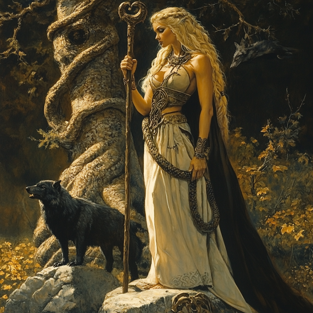 Fine Art Photography by Frank Frazetta: Norse Goddess