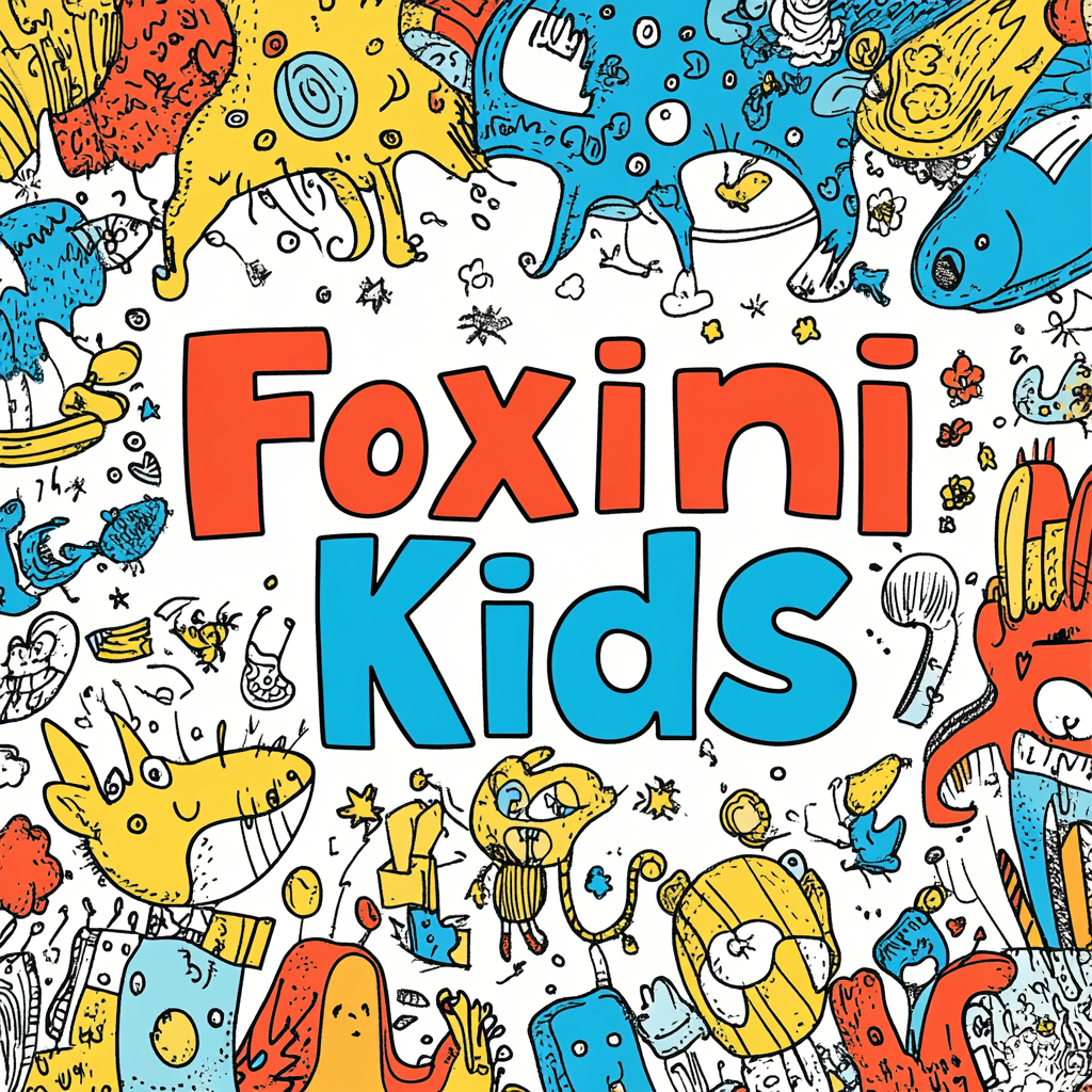 Foxini Kids Colorful Cartoon Design Pattern