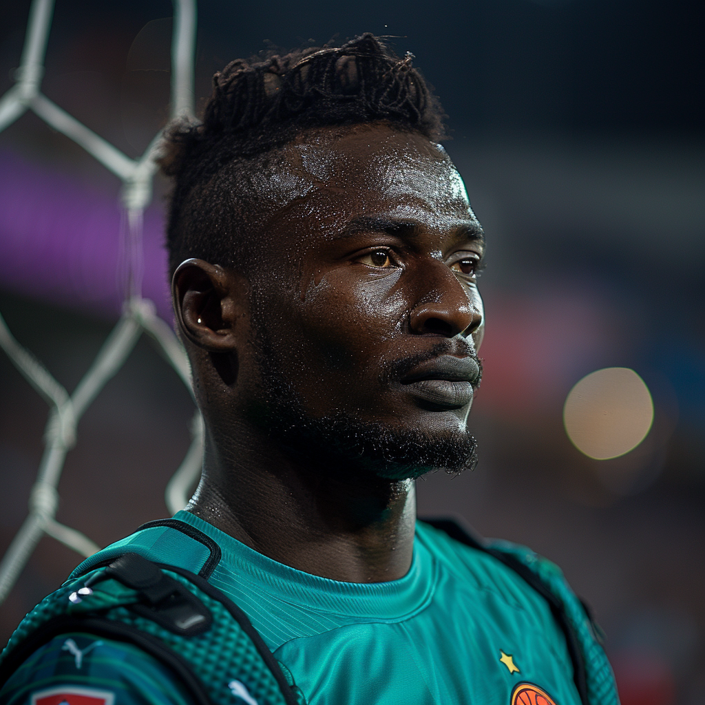 Goalkeeper Efe Odita ready in Fiorentina uniform.