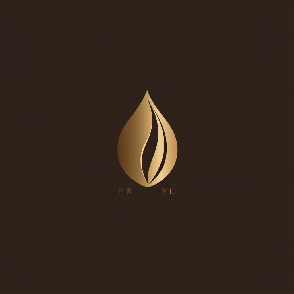 Golden 'Dravite' Logo: Luxury Alcoholic Beverage Brand Design