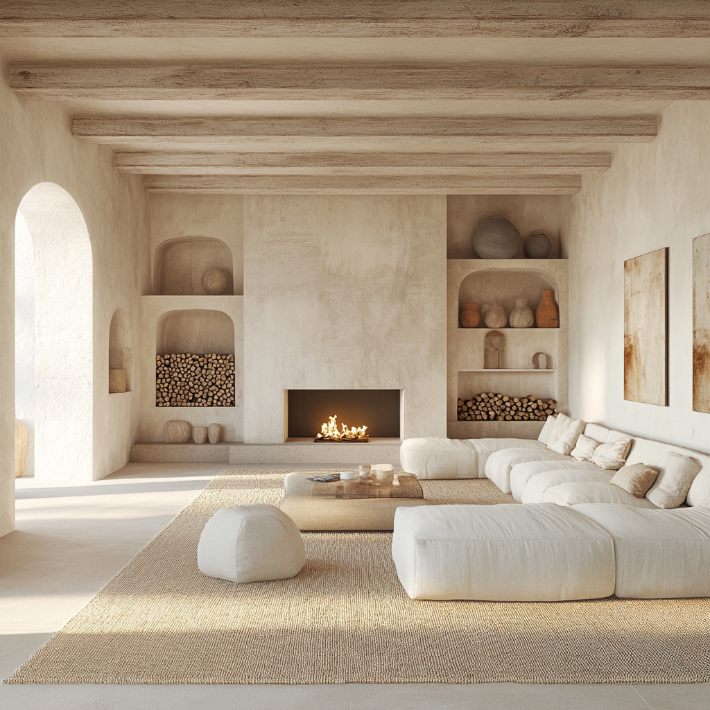 HD image of modern villa sitting room in Maiorca.