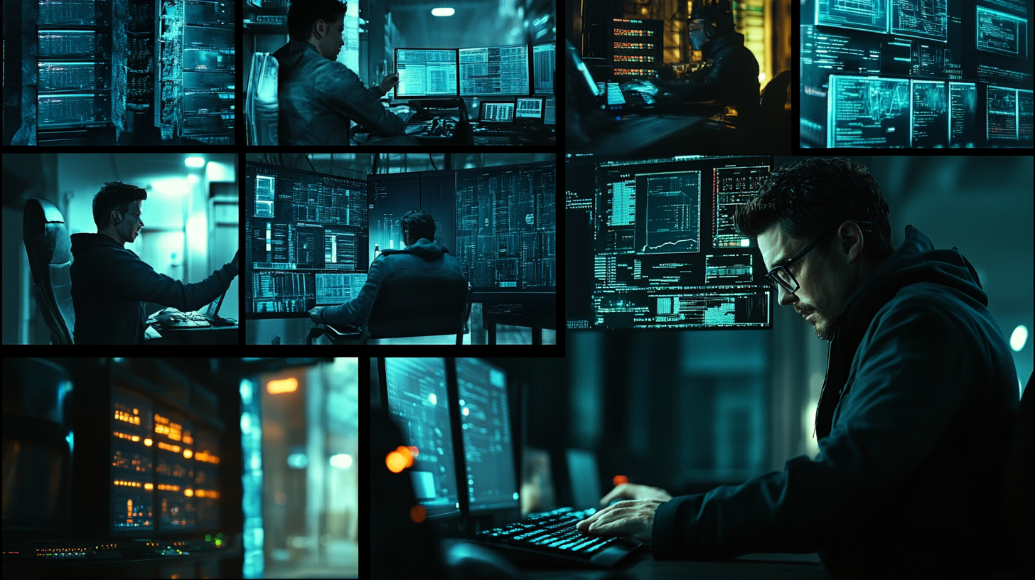 Hacker Character: Cinematic Grid Images Sony Alpha A7 III