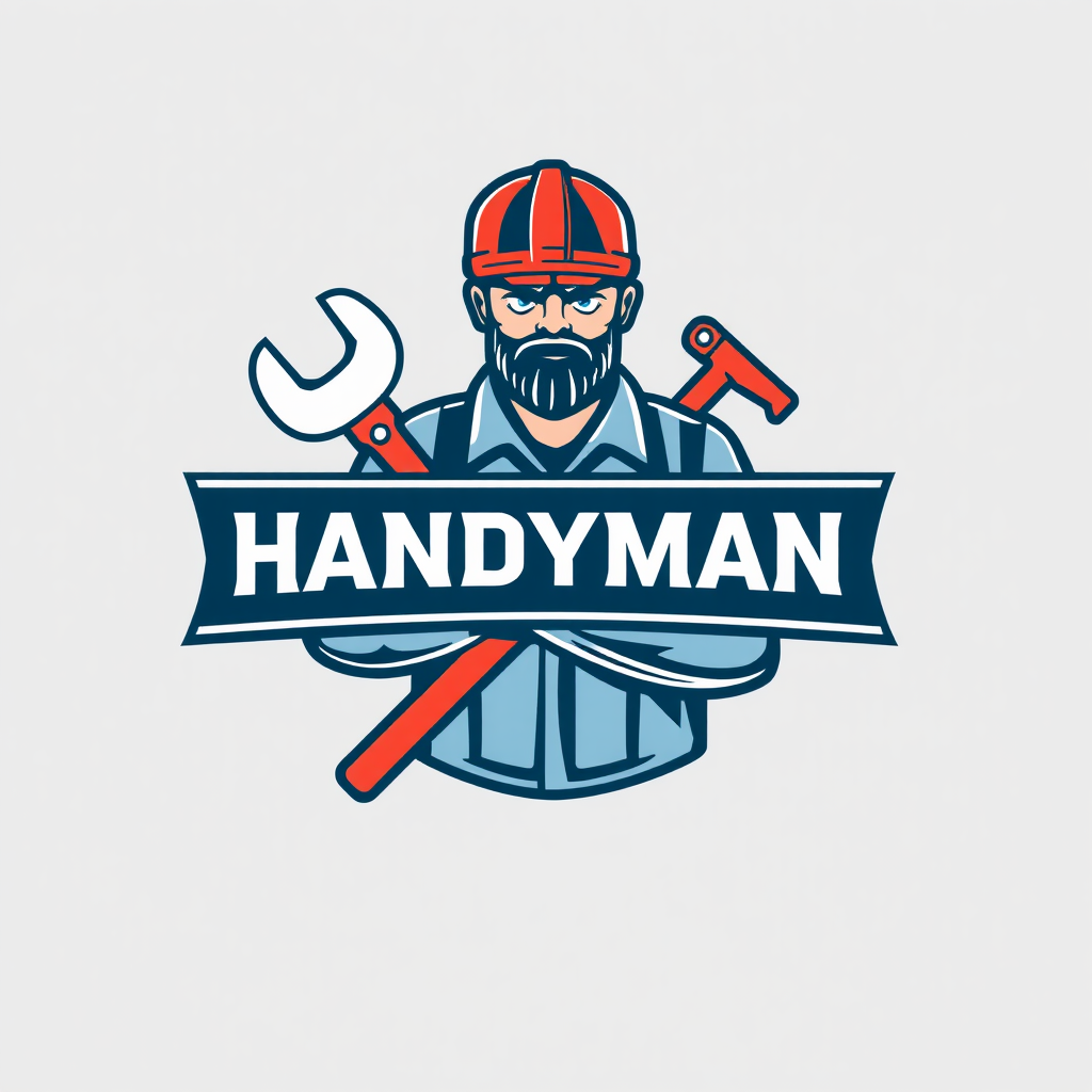 Handyman Logo Design Tools Sample AI Image