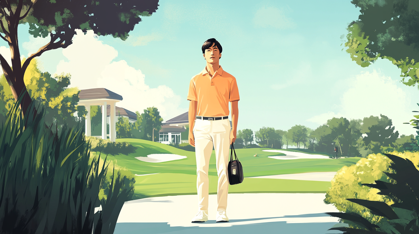 Hesitant Korean Golfer Contemplating High Costs 