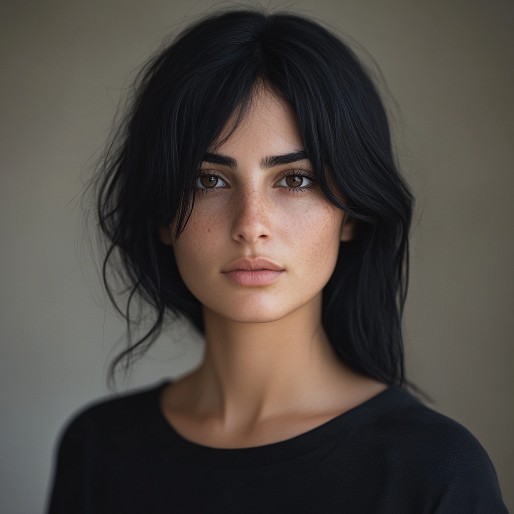 Hyper-Realistic Portrait of Middle Eastern Woman 