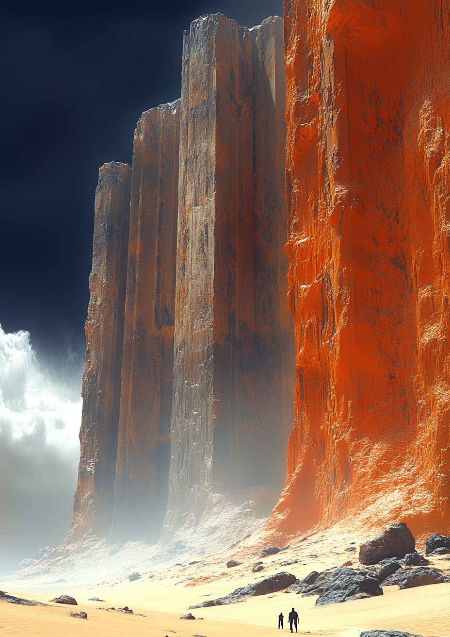 Hypermaximalist Towers in Thaar Desert on Arcturus