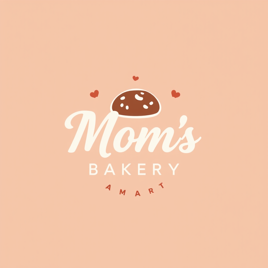 Iconic symbol for Mom's Bakery brand.