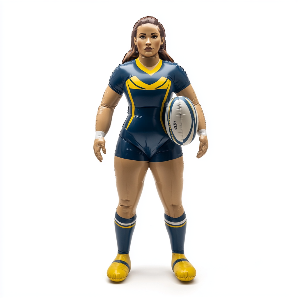 Ilona Maher Inflatable Rugby Player Product Shot