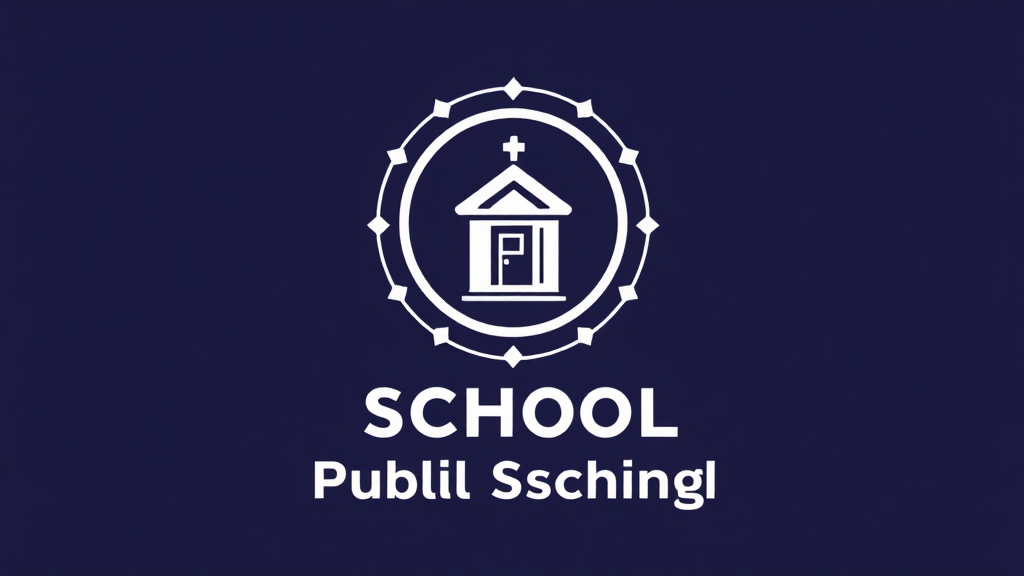 Image A logo for speaking beautifully at school.