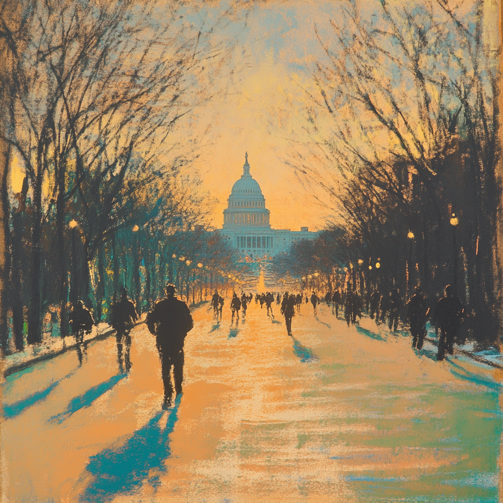 Impressionist Pastel & Graphite Art in Washington DC