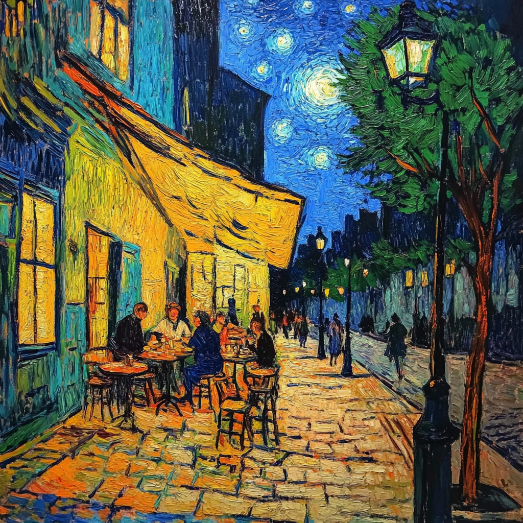 Impressionist oil painting by Van Gogh in New York.