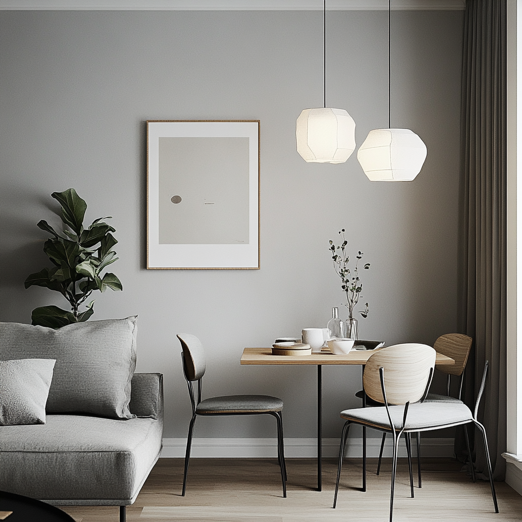 Interior design: beauty meets functionality with Scandinavian charm.