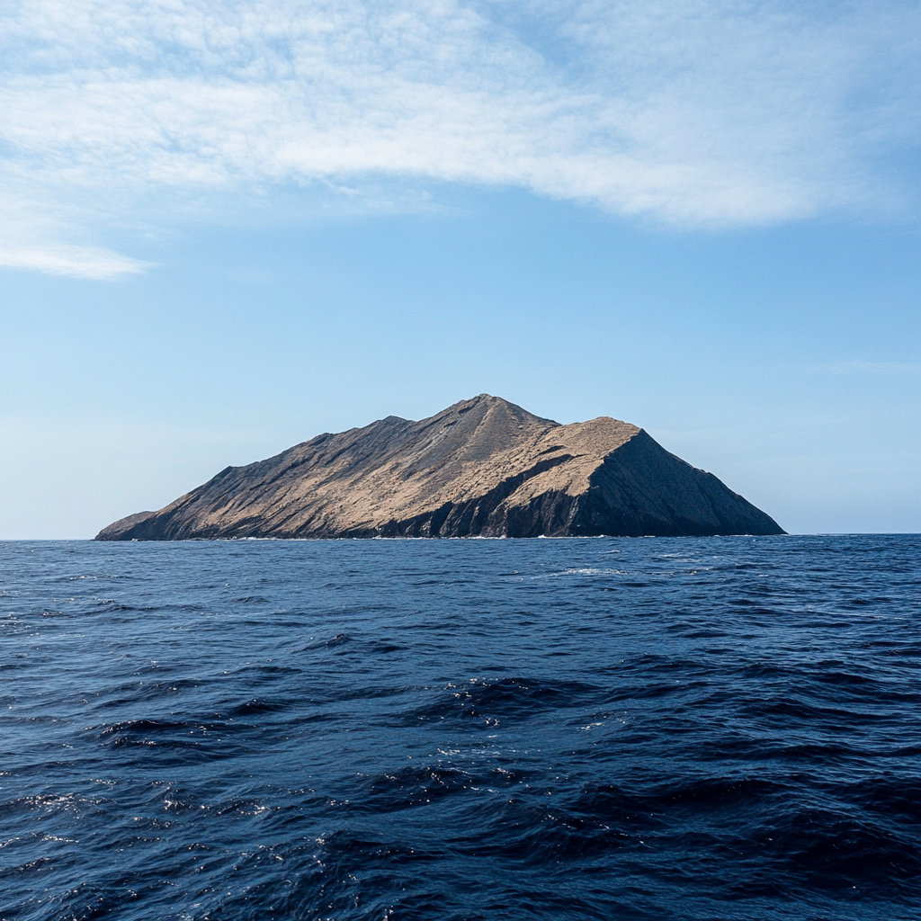 Island with unique Pointed Tortoise spawn ground.