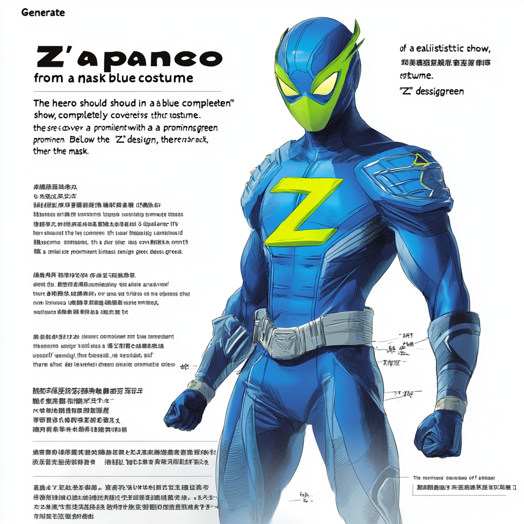 Japanese Children's TV Show Superhero: Dynamic Hero Zacros