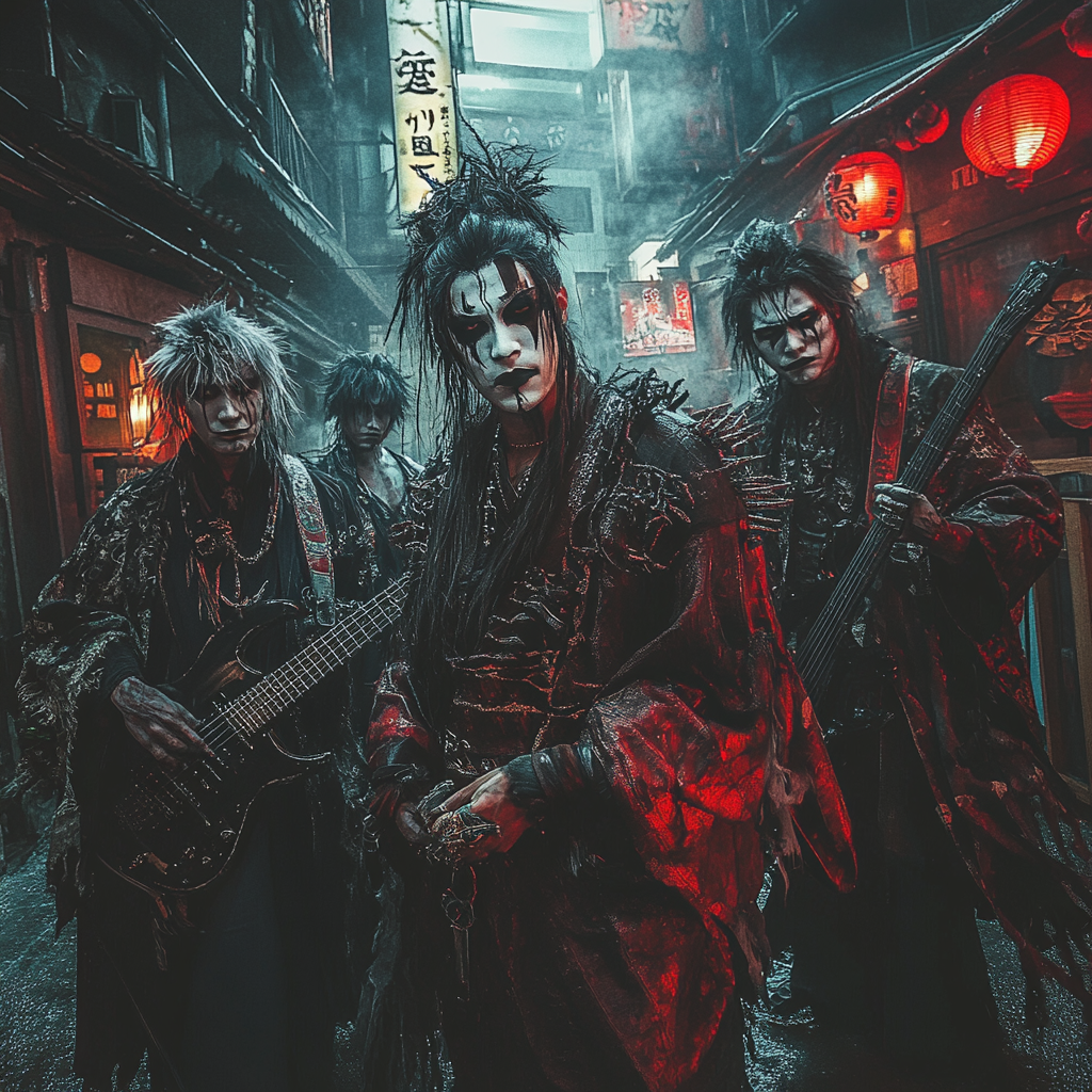 Visual Kei Band in Gritty Japanese Bar District