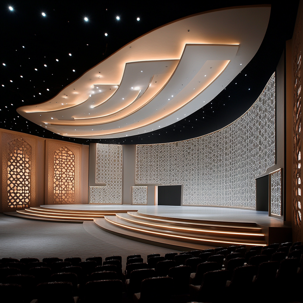 Jeddah Awards Ceremony Venue with Hijazi Architectural Elements